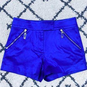 Marciano Blue Satin Shorts